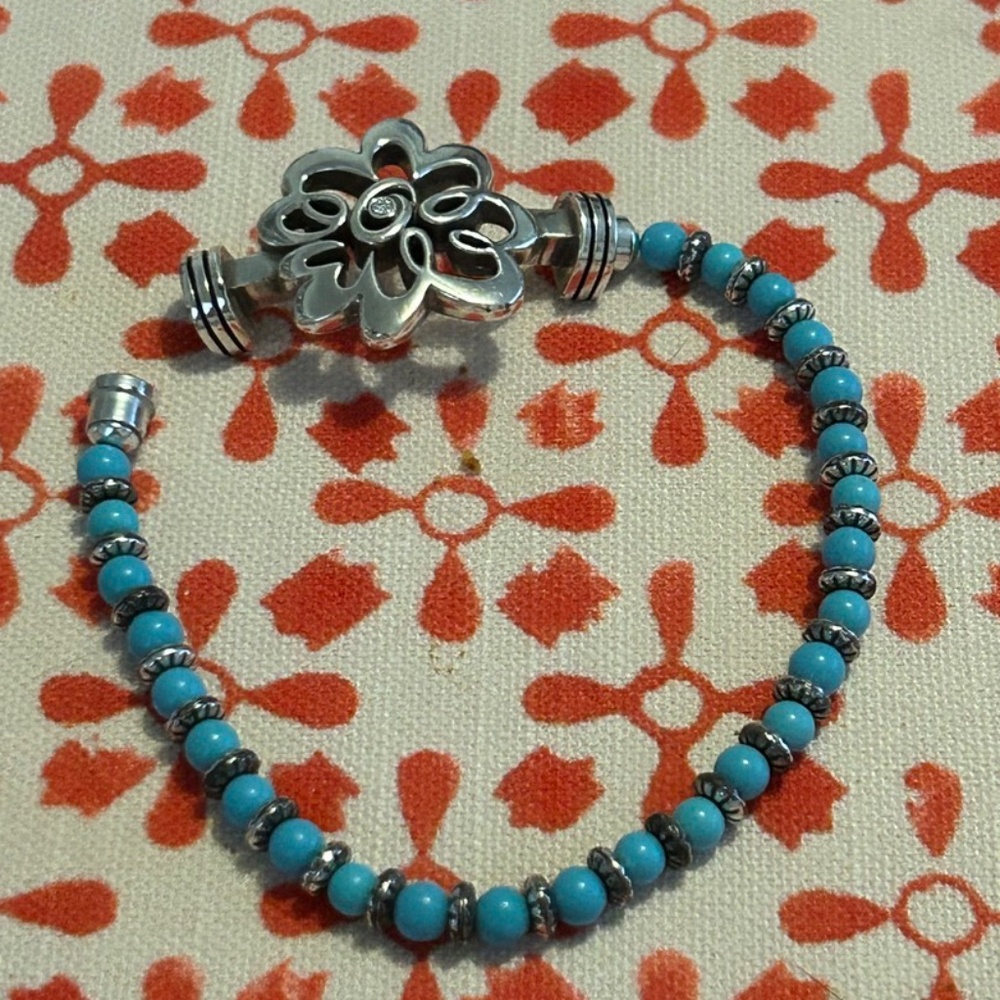 Brighton Turquoise Beaded Bracelet - Picture 2 of 2